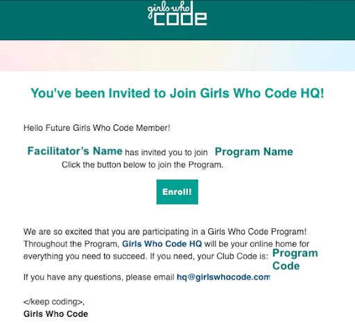 Girls who code 2025 hg